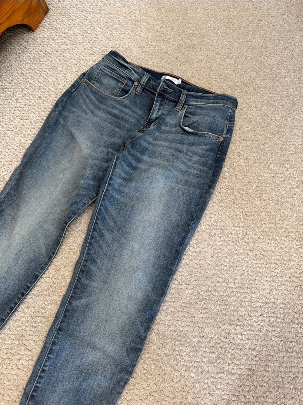 Carve Designs Boyfriend Jeans - Washed Blue
